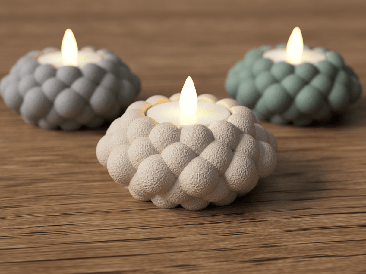 Modern Bubble Style Tealight holder - NUVIA Home