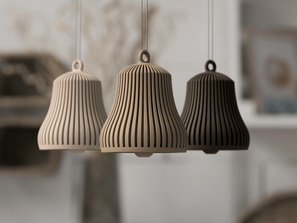 Japandi Christmas Bells – Minimalist Holiday Elegance - NUVIA Home