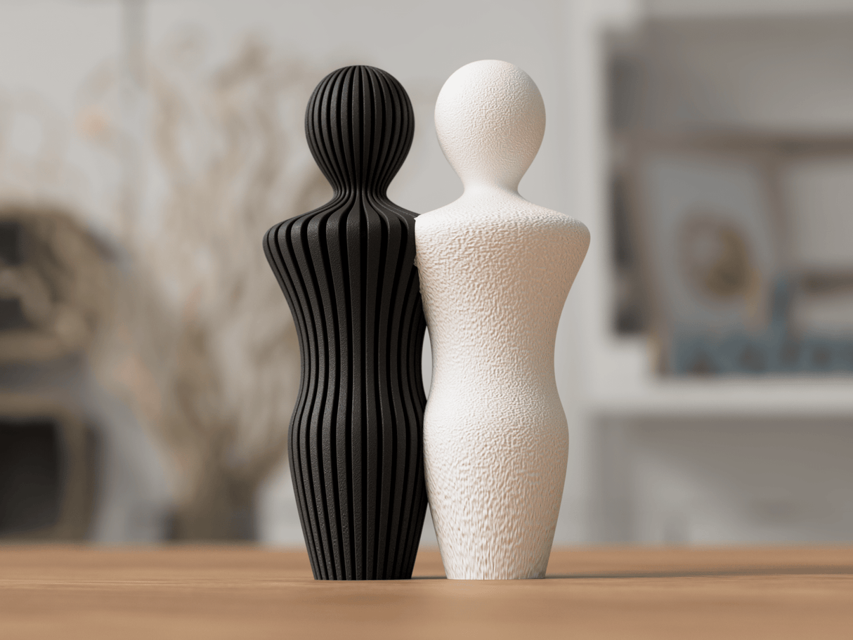 Japandi Couple Statues - NUVIA Home