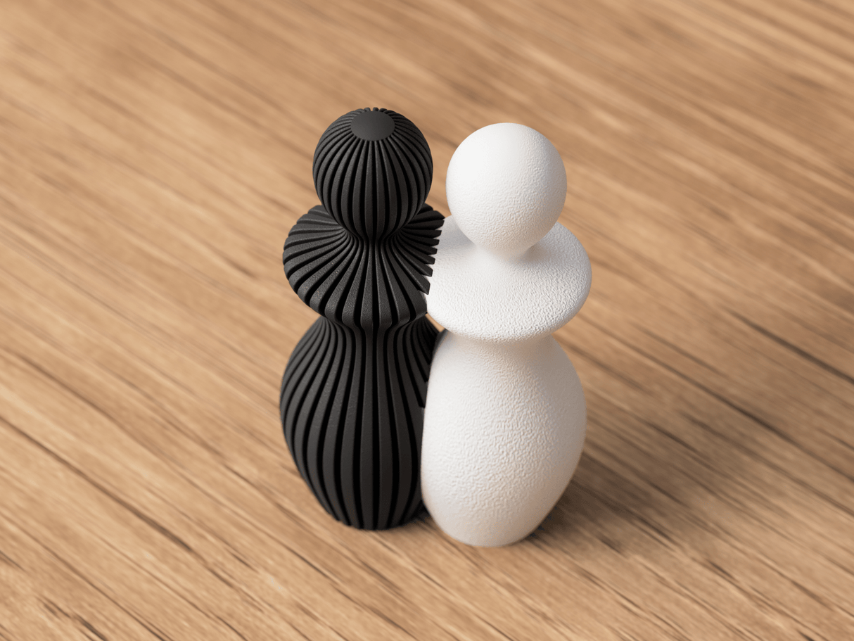 Japandi Couple Statues - NUVIA Home