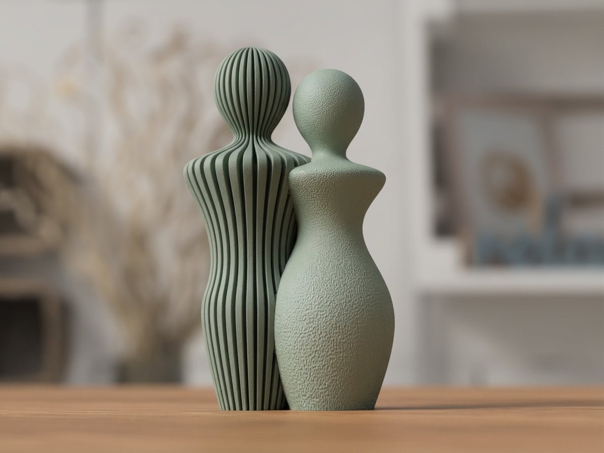Japandi Couple Statues - NUVIA Home