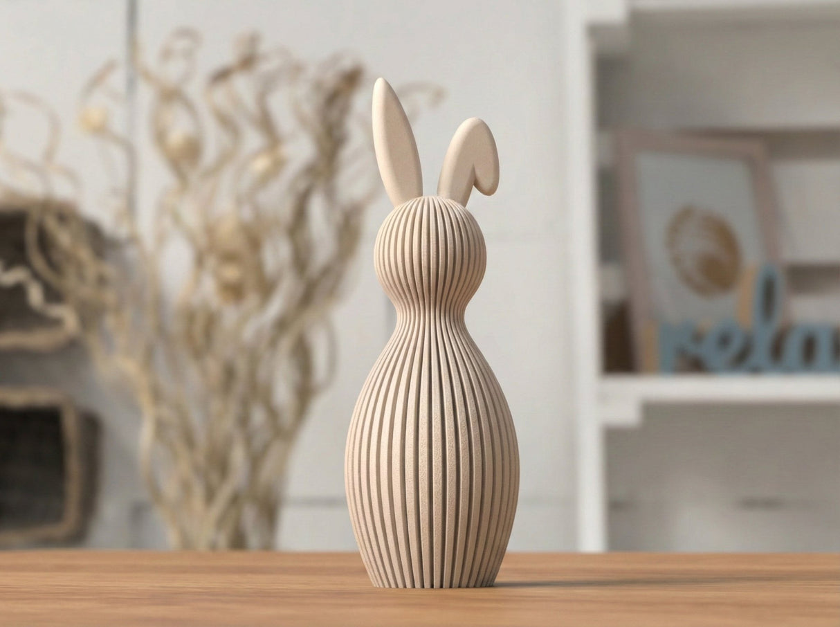 Japandi Easter Bunny with folded ear - NUVIA Home