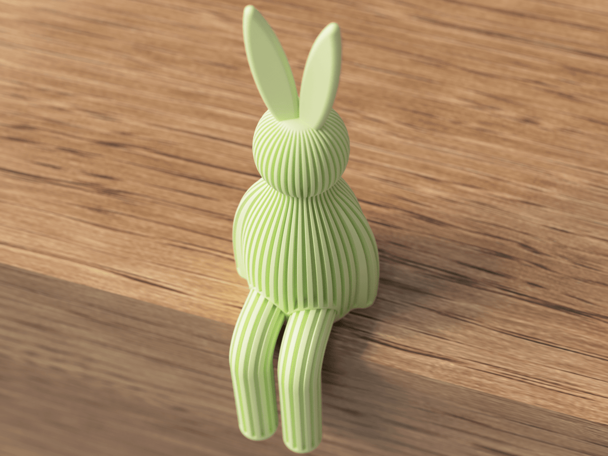 Shelf Sitting Easter Bunny - NUVIA Home