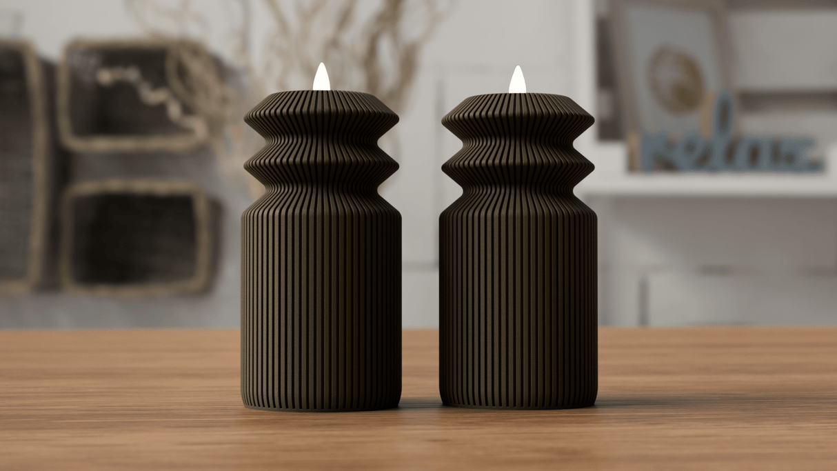 Shiro Candle Holders - NUVIA Home
