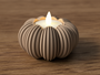 Pumpkin tealight holder