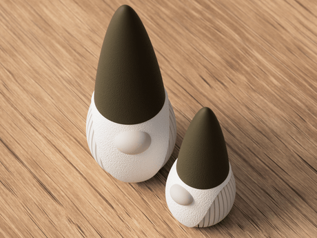 Minimalist decorative Gnome in Scandinavian design
