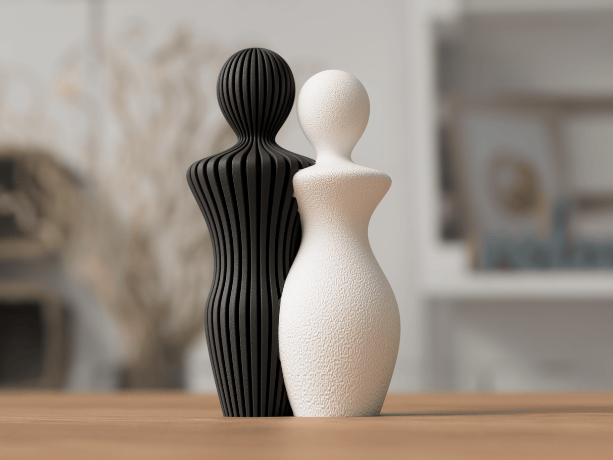 Japandi Couple Statues - NUVIA Home