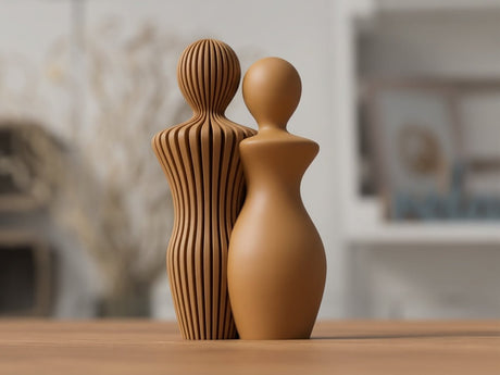 Japandi Couple Statues - NUVIA Home