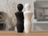 Japandi Couple Statues - NUVIA Home