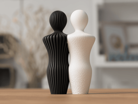 Japandi Couple Statues - NUVIA Home