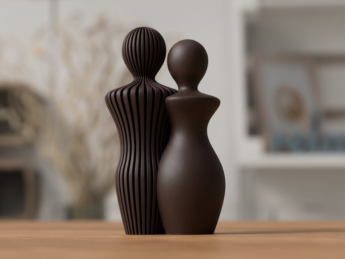 Japandi Couple Statues - NUVIA Home