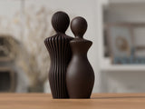 Japandi Couple Statues - NUVIA Home
