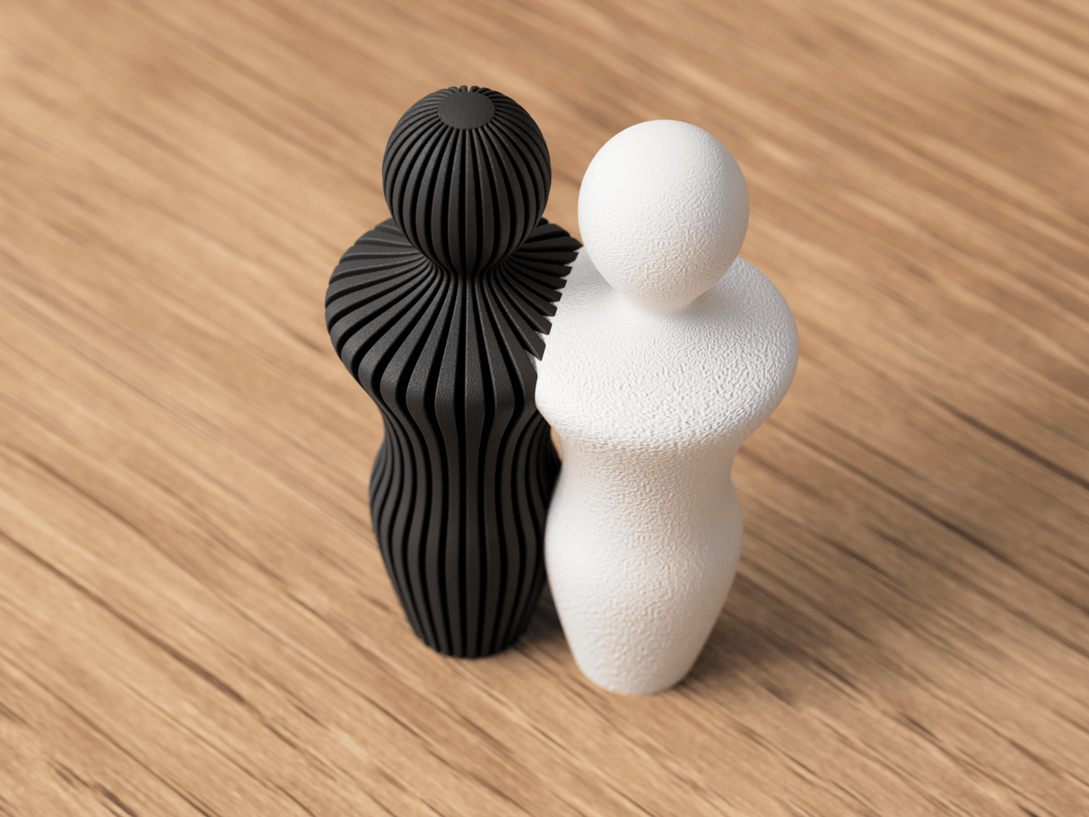 Japandi Couple Statues - NUVIA Home