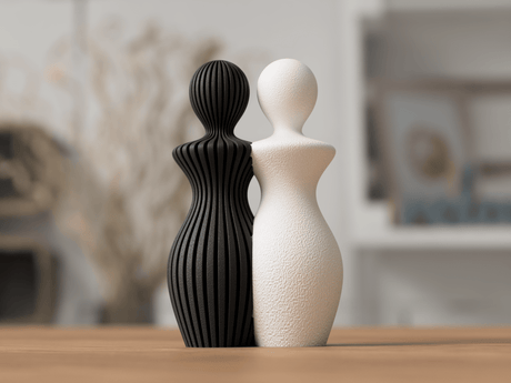 Japandi Couple Statues - NUVIA Home