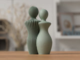 Japandi Couple Statues - NUVIA Home