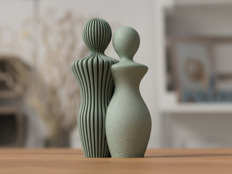 Japandi Couple Statues - NUVIA Home