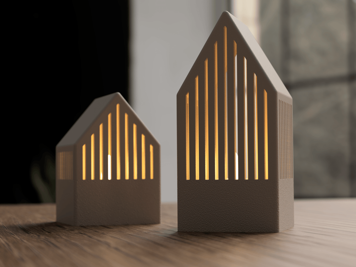 Japandi Tealight Houses - NUVIA Home