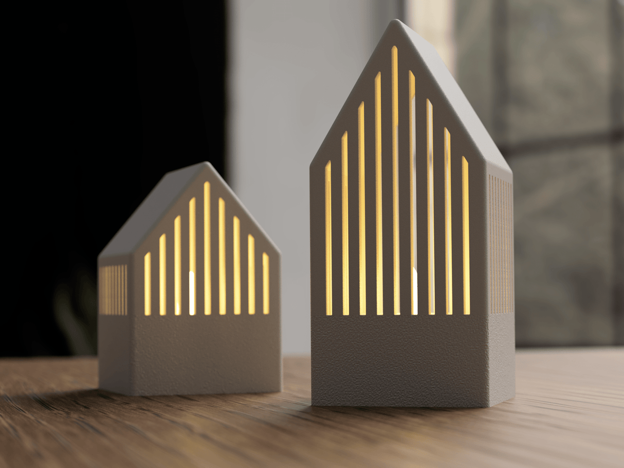 Japandi Tealight Houses - NUVIA Home
