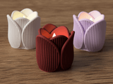 Japandi Tulip Tealight Holder - NUVIA Home