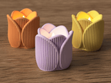 Japandi Tulip Tealight Holder - NUVIA Home