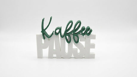 Kaffee PAUSE 3D Printed Japandi Minimalist Coffee Sign | Home Decor - NUVIA Home