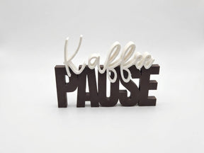Kaffee PAUSE 3D Printed Japandi Minimalist Coffee Sign | Home Decor - NUVIA Home