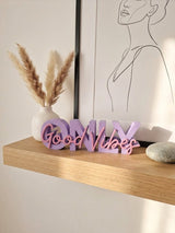 Only Good Vibes – Decorative Lettering Sign - NUVIA Home