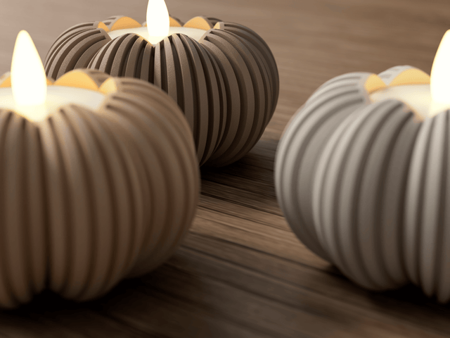 Pumpkin tealight holder - NUVIA Home