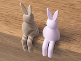 Shelf Sitting Easter Bunny - NUVIA Home