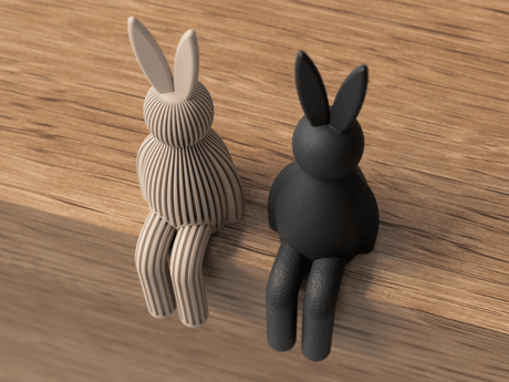 Shelf Sitting Easter Bunny - NUVIA Home