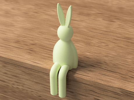 Shelf Sitting Easter Bunny - NUVIA Home