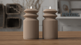 Shiro Candle Holders - NUVIA Home