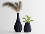 Sinus Vase – Dark Blue