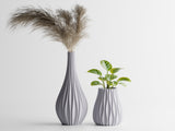 Sinus Vase – Marble White